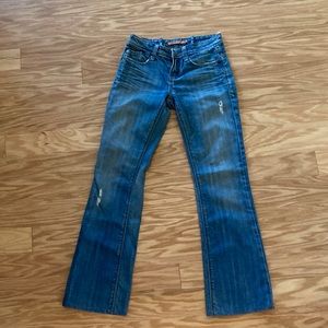 Sz 27 Vigoss bootcut distressed jeans